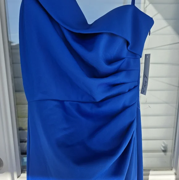 $188 Eliza J Stretch Women Off-the-Shoulder Sleeveless Gown Sz 6 NWT Party - Picture 7 of 13